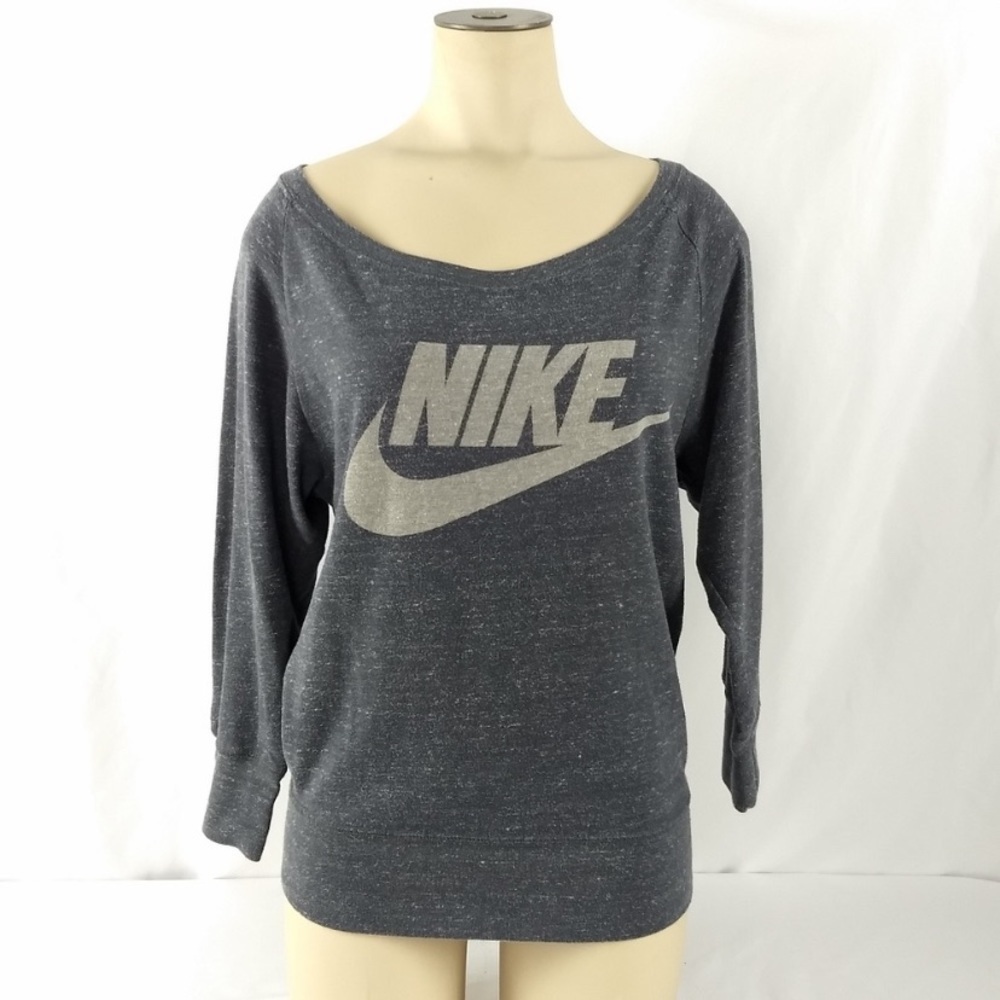Nike Organic Cotton Cozy Shirt Oversized Graphic EUC